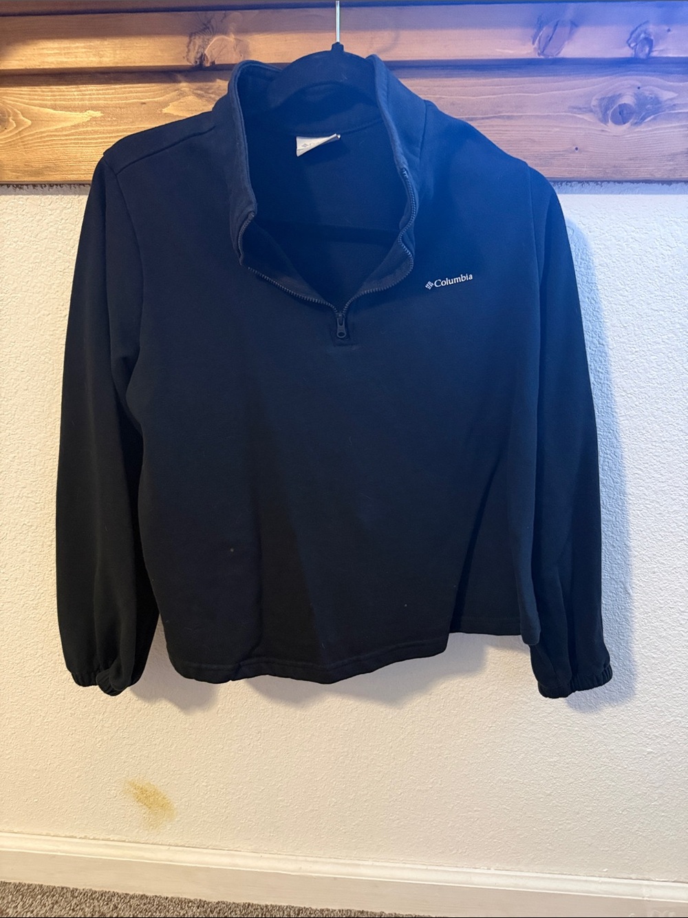 Columbia Black Half-Zip Active Pullover